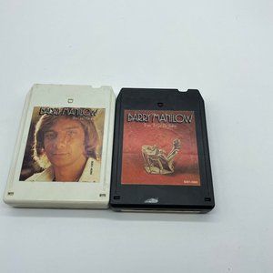 2 Vintage Barry Manilow 8 Track Tapes